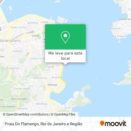 Praia Do Flamengo mapa