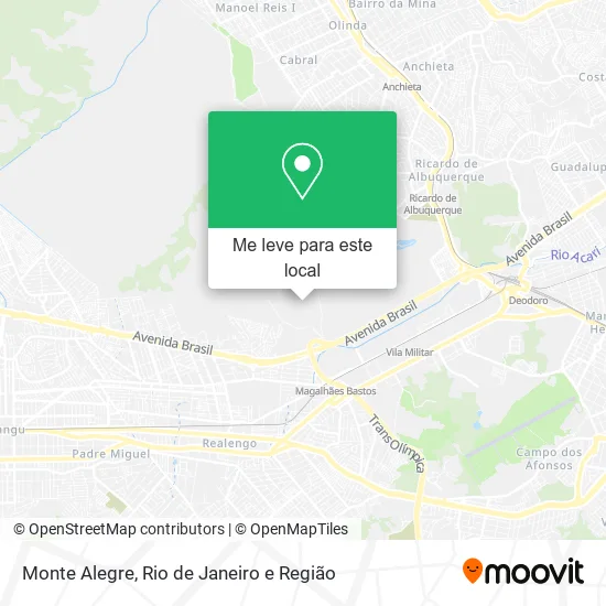 Monte Alegre mapa