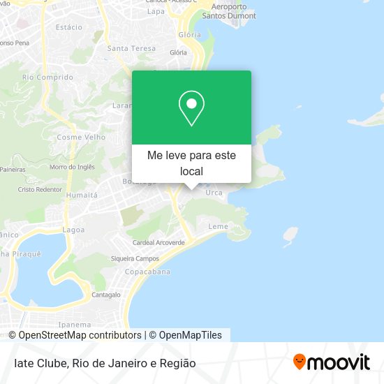 Como chegar até Iate Clube em Urca de Ônibus ou Metrô?