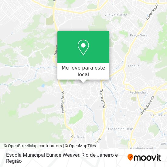 Escola Municipal Eunice Weaver mapa