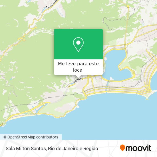 Sala Milton Santos mapa