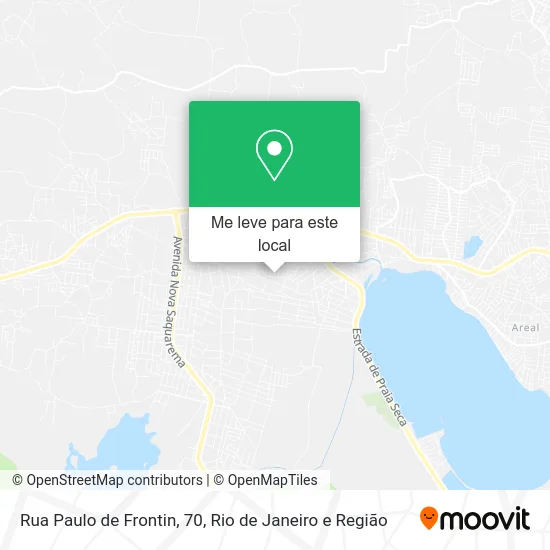 Rua Paulo de Frontin, 70 mapa