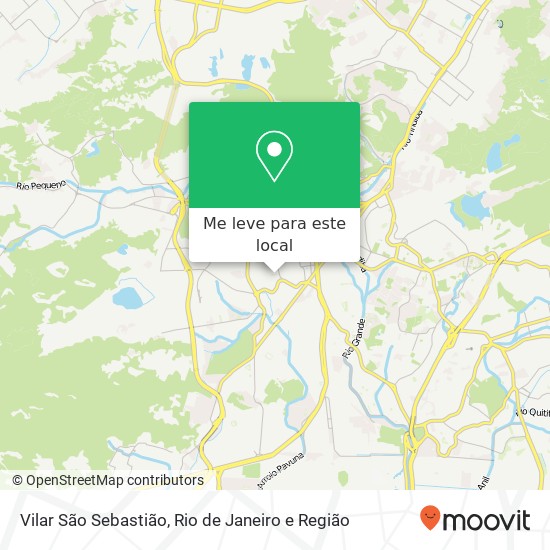 Vilar São Sebastião mapa