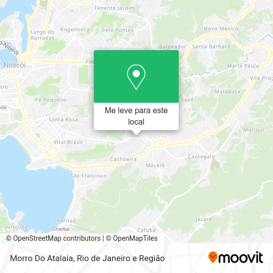 Morro Do Atalaia mapa