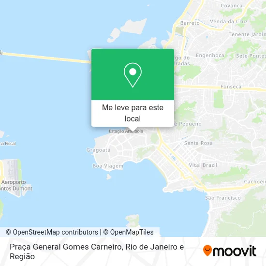 Praça General Gomes Carneiro mapa