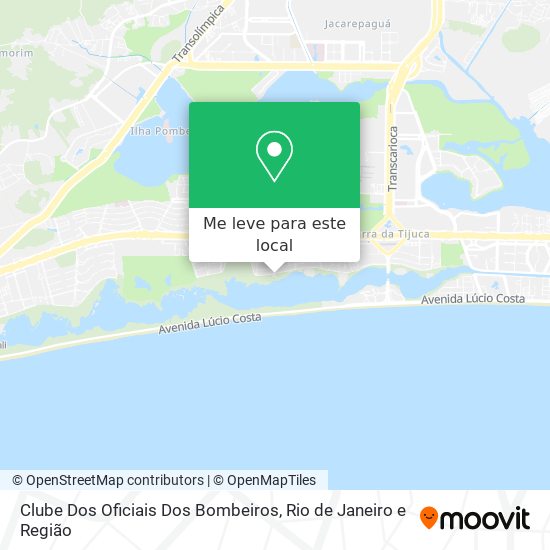 Clube Dos Oficiais Dos Bombeiros mapa
