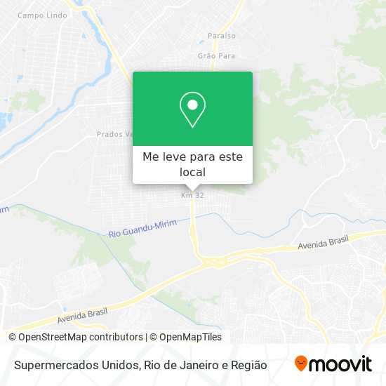 Supermercados Unidos mapa