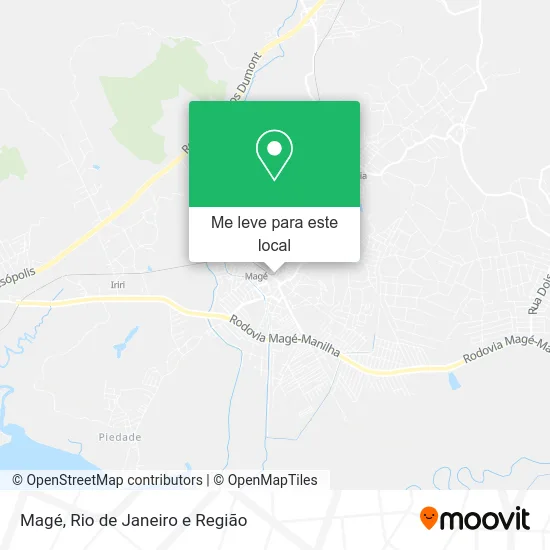 Magé mapa