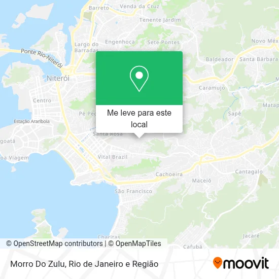 Morro Do Zulu mapa
