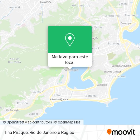 Ilha Piraquê mapa