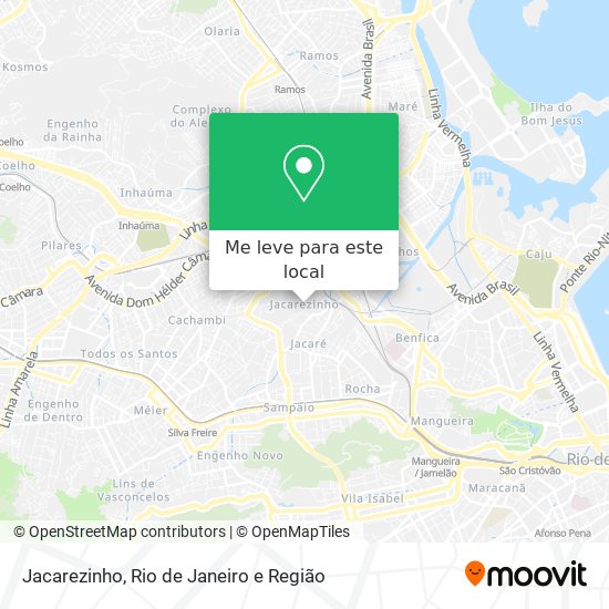 Jacarezinho mapa