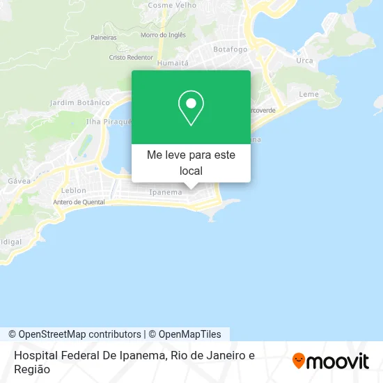 Hospital Federal De Ipanema mapa