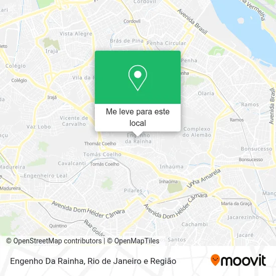 Engenho Da Rainha mapa