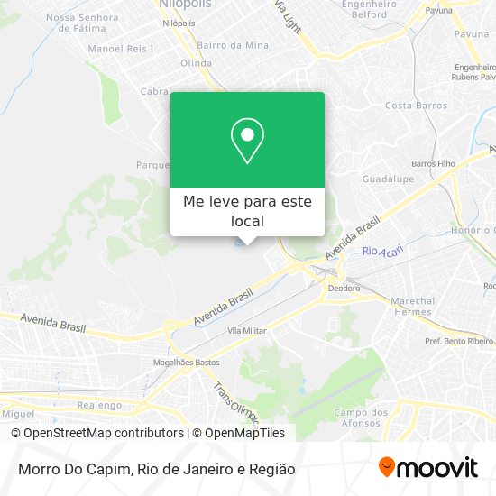Morro Do Capim mapa
