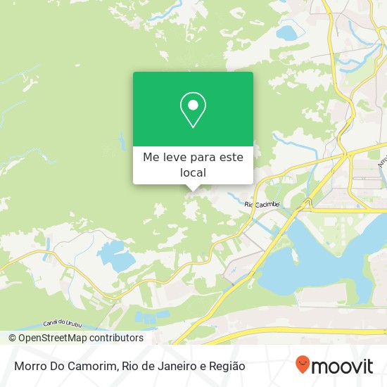Morro Do Camorim mapa