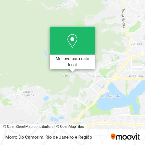 Morro Do Camorim mapa