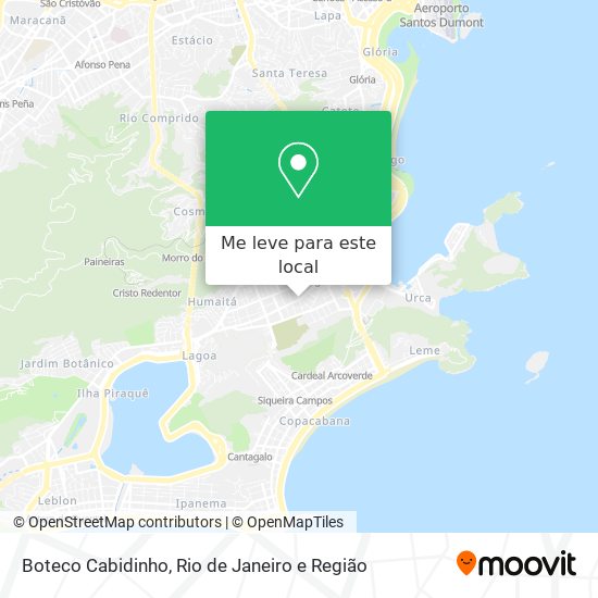 Boteco Cabidinho mapa