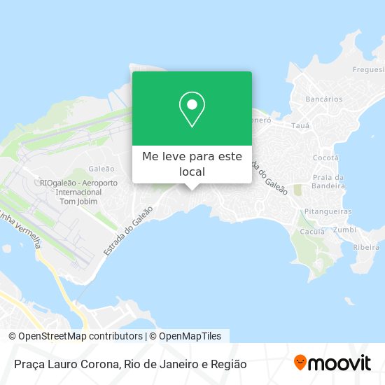 Praça Lauro Corona mapa