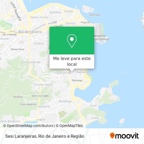 Sesi Laranjeiras mapa