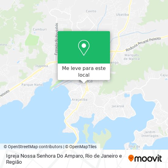 Igreja Nossa Senhora Do Amparo mapa
