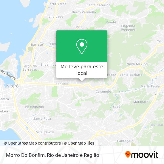 Morro Do Bonfim mapa