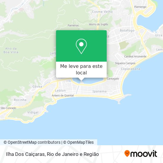 Ilha Dos Caiçaras mapa