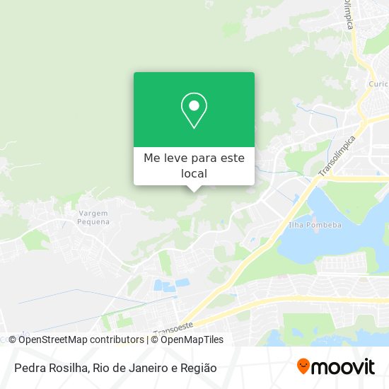 Pedra Rosilha mapa