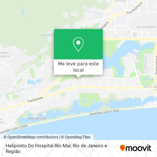 Heliponto Do Hospital Rio Mar mapa