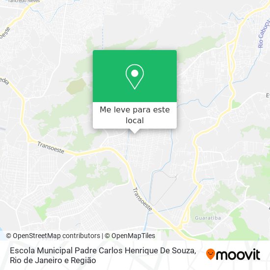 Escola Municipal Padre Carlos Henrique De Souza mapa