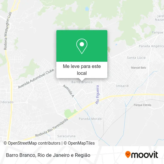 Barro Branco mapa