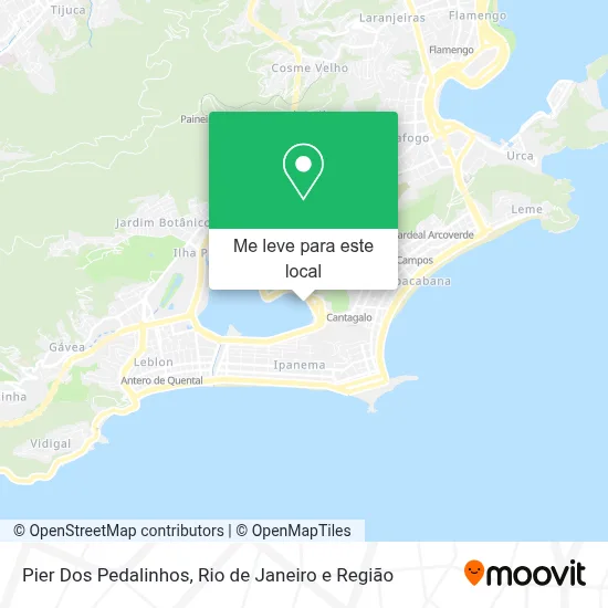 Pier Dos Pedalinhos mapa