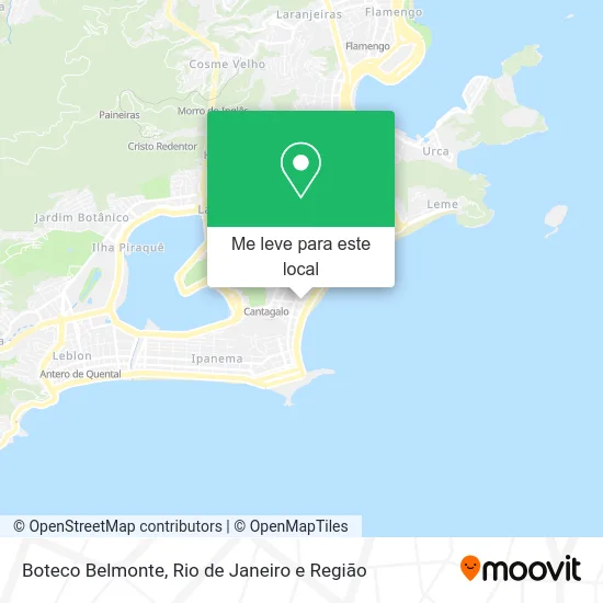 Boteco Belmonte mapa