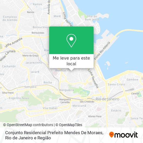 Conjunto Residencial Prefeito Mendes De Moraes mapa
