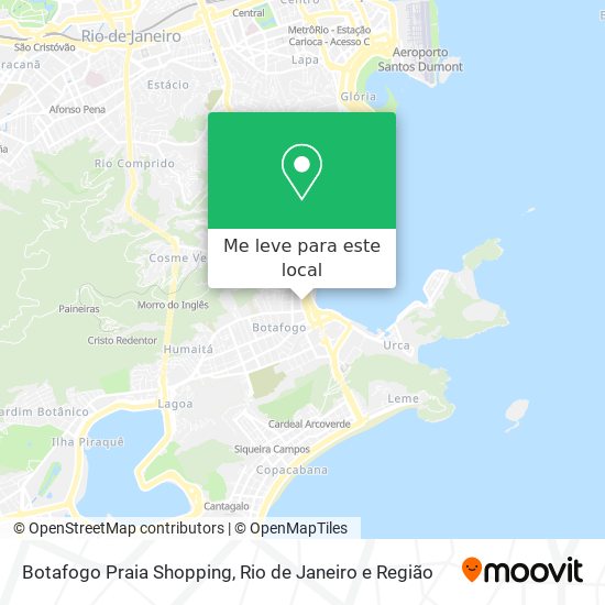 Botafogo Praia Shopping mapa