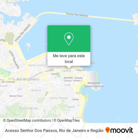 Acesso Senhor Dos Passos mapa