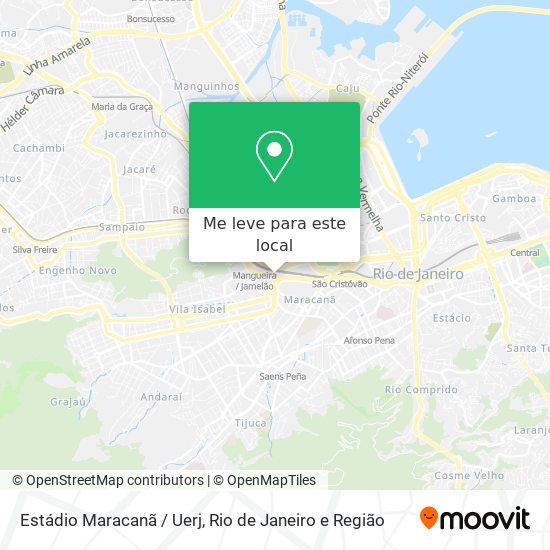 Estádio Maracanã / Uerj mapa