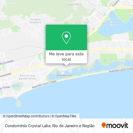 Condomínio Crystal Lake mapa