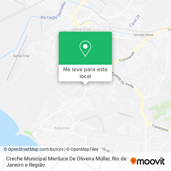 Creche Municipal Meriluce De Oliveira Müller mapa