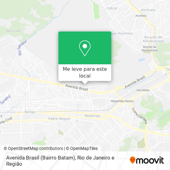 Avenida Brasil (Bairro Batam) mapa