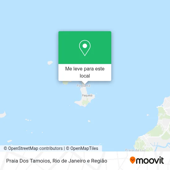 Praia Dos Tamoios mapa