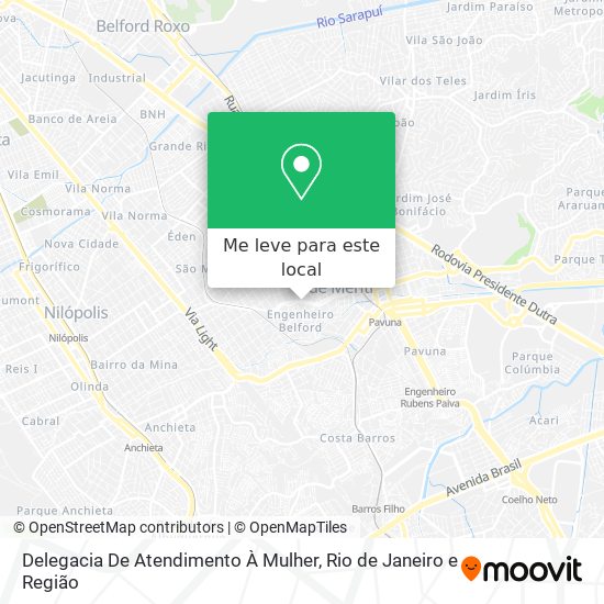 Delegacia De Atendimento À Mulher mapa