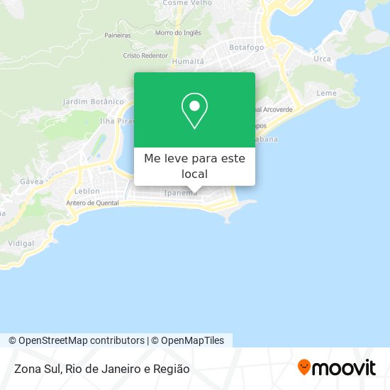 Zona Sul mapa