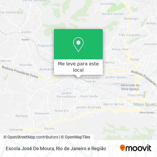 Escola José De Moura mapa