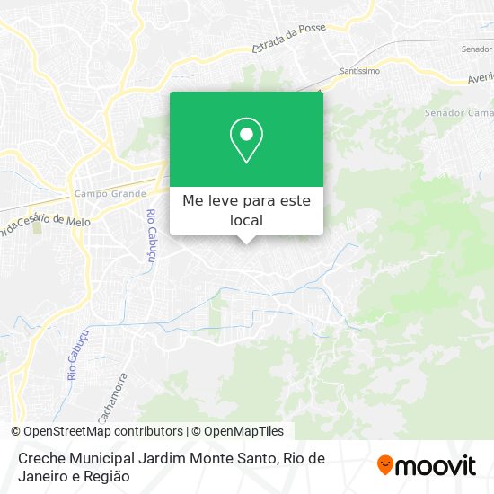 Creche Municipal Jardim Monte Santo mapa