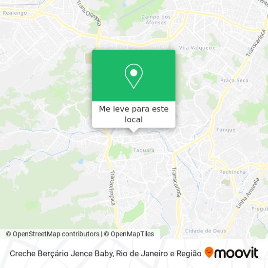Creche Berçário Jence Baby mapa