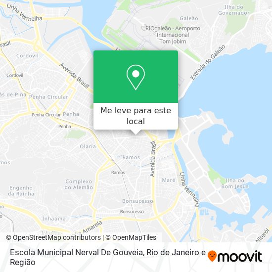 Escola Municipal Nerval De Gouveia mapa