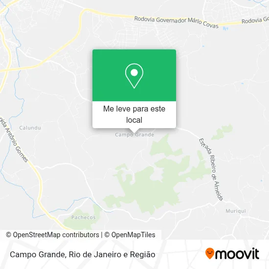 Campo Grande mapa
