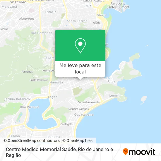 Centro Médico Memorial Saúde mapa