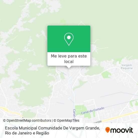 Escola Municipal Comunidade De Vargem Grande mapa