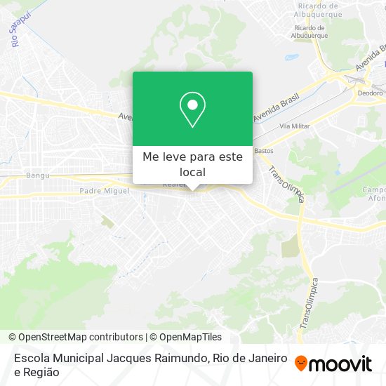 Escola Municipal Jacques Raimundo mapa